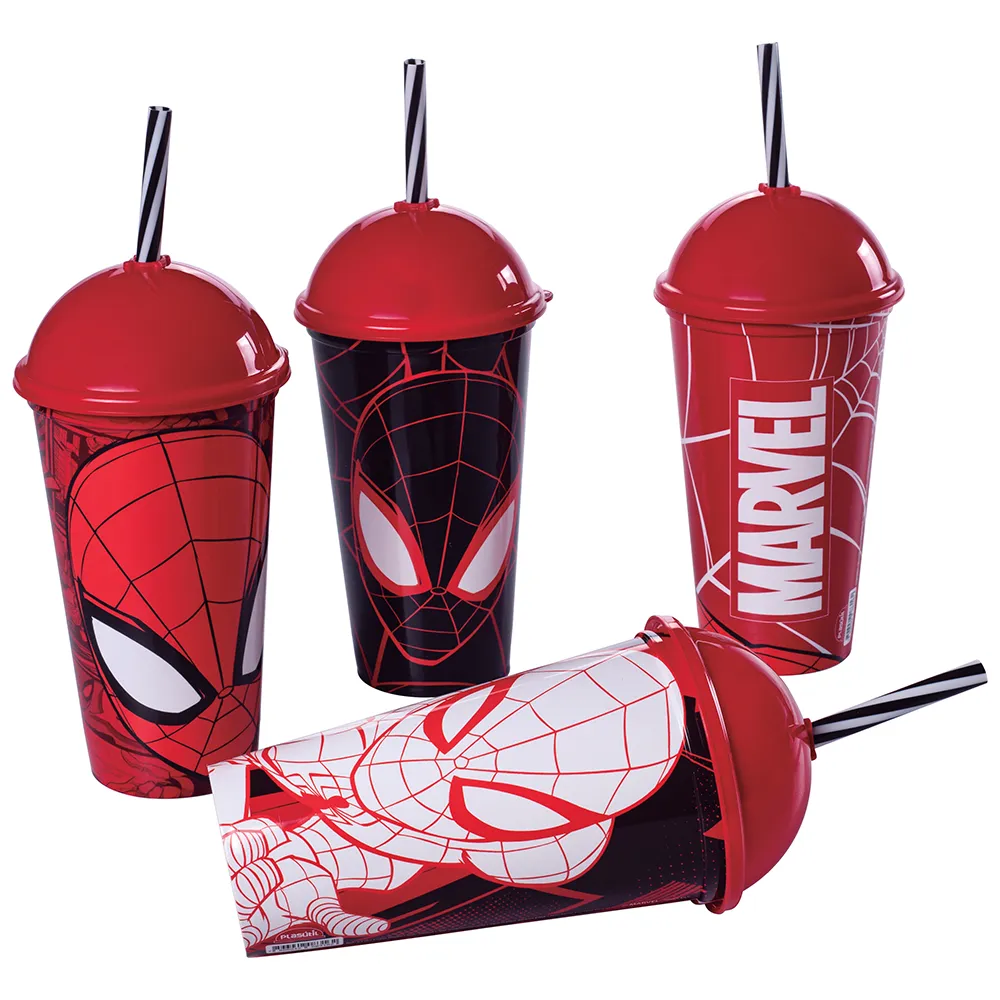 Shake Glass 500ml Spider-man